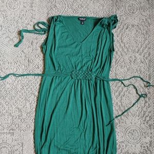 Knit Green Maxi Dress